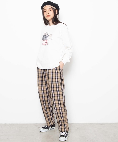 WEGO（ウィゴー）の「WEGO/リアリティアニマルロンT（Tシャツ/カットソー・レディース・その他2/その他3/その他1・FREE）」の7枚目の写真