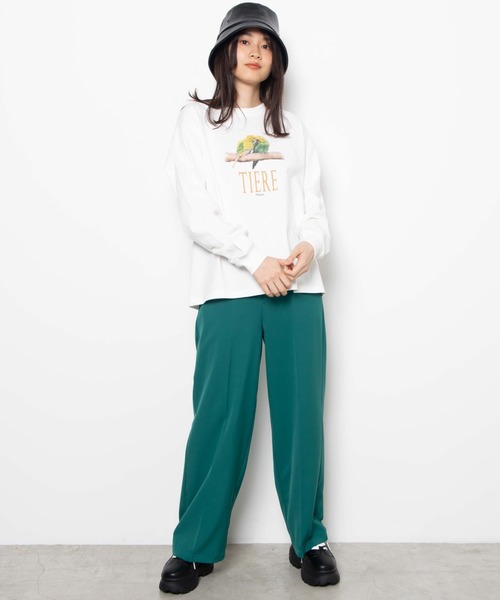 WEGO（ウィゴー）の「WEGO/リアリティアニマルロンT（Tシャツ/カットソー・レディース・その他2/その他3/その他1・FREE）」の5枚目の写真