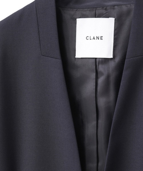 CLANE（クラネ）の「SET UP NO COLLAR JACKET（ノーカラージャケット