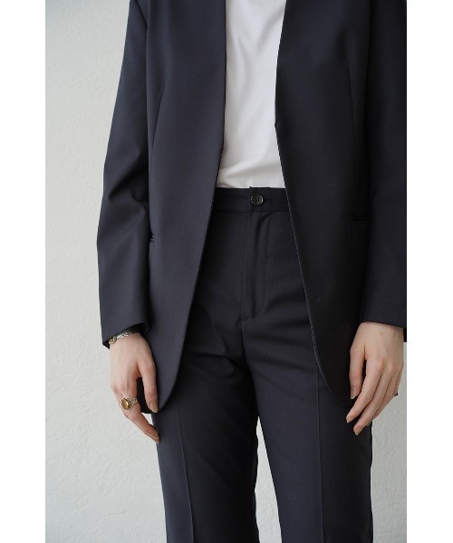 CLANE（クラネ）の「SET UP NO COLLAR JACKET（ノーカラージャケット