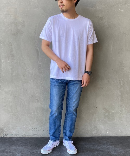 HANES（ヘインズ）の「[HANES/ヘインズ] 2P ジャパンフィットクルーネックパックTシャツ（Tシャツ/カットソー・レディース・ホワイト・S/M/L/XL）」の3枚目の写真