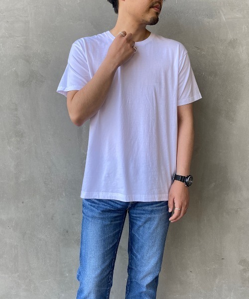 HANES（ヘインズ）の「[HANES/ヘインズ] 2P ジャパンフィットクルーネックパックTシャツ（Tシャツ/カットソー・レディース・ホワイト・S/M/L/XL）」の4枚目の写真