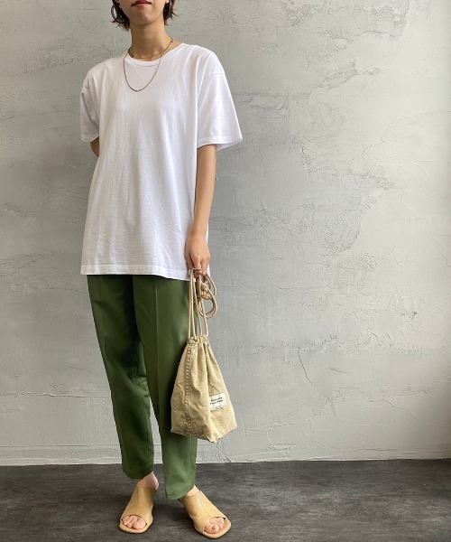 HANES（ヘインズ）の「[HANES/ヘインズ] 2P ジャパンフィットクルーネックパックTシャツ（Tシャツ/カットソー・レディース・ホワイト・S/M/L/XL）」の15枚目の写真