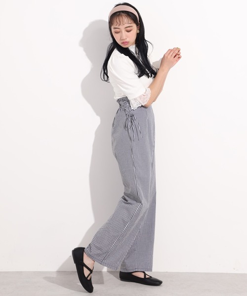 one after another NICE CLAUP（ワンアフターアナザーナイスクラップ）の「カンフーシューズ（その他シューズ・レディース・アイボリー/ブラック・SMALL/MEDIUM/LARGE）」の4枚目の写真