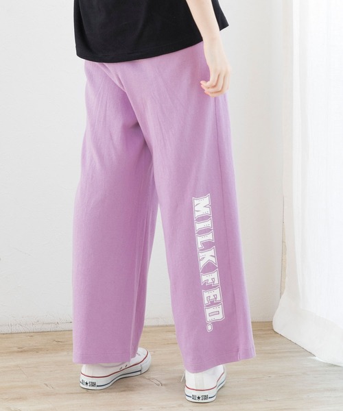 MILKFED.(ミルクフェド)の「LOGO PANTS(その他パンツ)」|ライトパープル