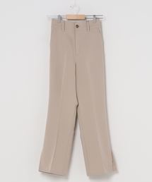 reca | スリット入り センタープレススラックスパンツ(その他パンツ)