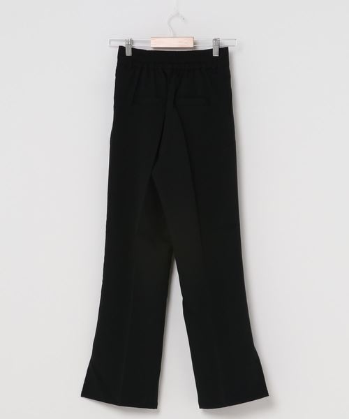 reca（レカ）の「【zozotown限定】スリット入り センタープレススラックスパンツ（その他パンツ・レディース・ブラック/ブルー/ミント/ライトベージュ・M）」の5枚目の写真