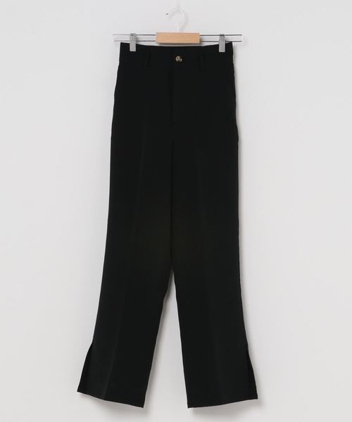 reca（レカ）の「【zozotown限定】スリット入り センタープレススラックスパンツ（その他パンツ・レディース・ブラック/ブルー/ミント/ライトベージュ・M）」の9枚目の写真