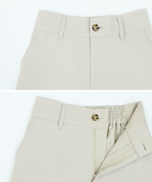 reca（レカ）の「【zozotown限定】スリット入り センタープレススラックスパンツ（その他パンツ・レディース・ブラック/ブルー/ミント/ライトベージュ・M）」の16枚目の写真