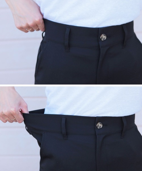 reca（レカ）の「【zozotown限定】スリット入り センタープレススラックスパンツ（その他パンツ・レディース・ブラック/ブルー/ミント/ライトベージュ・M）」の15枚目の写真