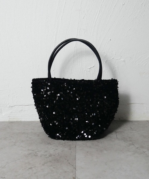 CURI BISCUI（キュリ　ビスキュイ）の「【CURIBISCUI】スパンコール ショルダー付きトート（Ｓ）（ショルダーバッグ・レディース・ブラック/シルバー/ブルー/グレー・FREE）」の14枚目の写真