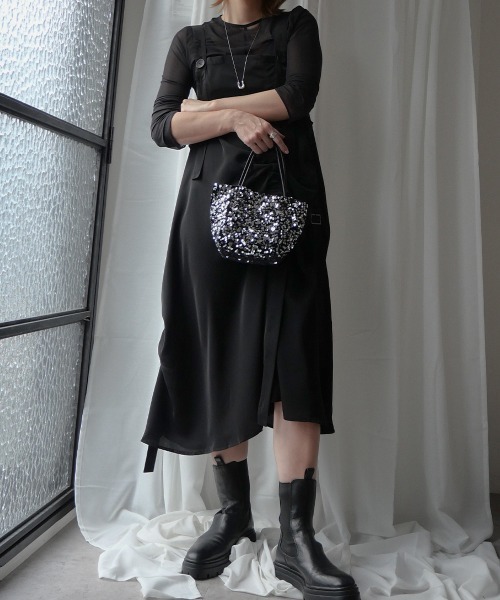 CURI BISCUI（キュリ　ビスキュイ）の「【CURIBISCUI】スパンコール ショルダー付きトート（Ｓ）（ショルダーバッグ・レディース・ブラック/シルバー/ブルー/グレー・FREE）」の18枚目の写真