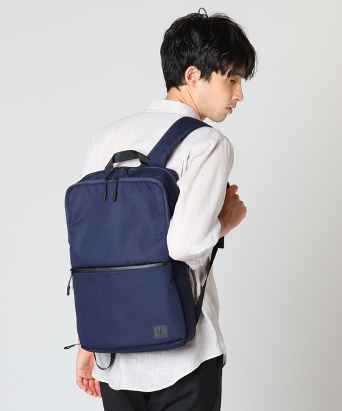 tk.TAKEO KIKUCHI(ティーケータケオキクチ)の「コーデュラバックパック(バックパック/リュック・メンズ・ブラック/ネイビー・00)」の4枚目の写真