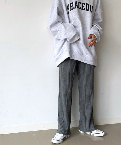 CANAL JEAN RED CHOP WORKS ランダムリブニットパンツ CANAL JEAN（キャナルジーン）の「RED CHOP WORKS(レッド