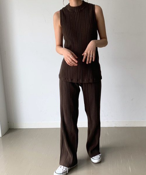 CANAL JEAN RED CHOP WORKS ランダムリブニットパンツ CANAL JEAN（キャナルジーン）の「RED CHOP WORKS(レッド