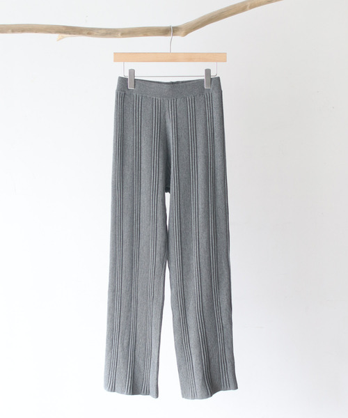 美品♡CANALJEAN♡REDCHOPWORKS♡ランダムリブニットパンツ♡ CANAL JEAN（キャナルジーン）の「RED CHOP WORKS(レッド