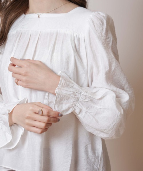 flower(フラワー)の「カボションリング(リング・レディース・ホワイト/ベージュ/グレー/コーラルピンク/ピンク/イエロー/オレンジ・FREE/SMALL)」の21枚目の写真