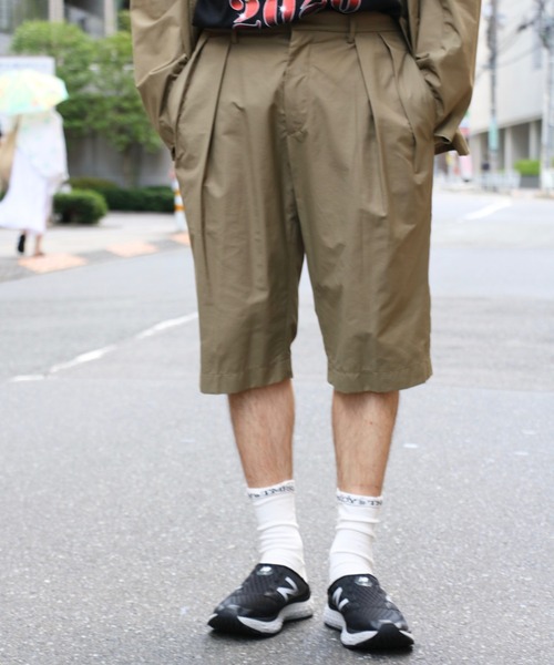 WILLY CHAVARRIA(ウィリーチャバリア)の「WILLY CHAVARRIA / ウィリーチャヴァリア PACHUCO SHORTS(その他パンツ・メンズ・ネイビー/カーキ・32inch/34inch/30 inch)」の2枚目の写真