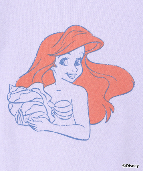 WEGO(ウィゴー)の「WEGO/プリントスウェット(アリエル)(スウェット・レディース・サックスブルー/ライトパープル・FREE)」の5枚目の写真