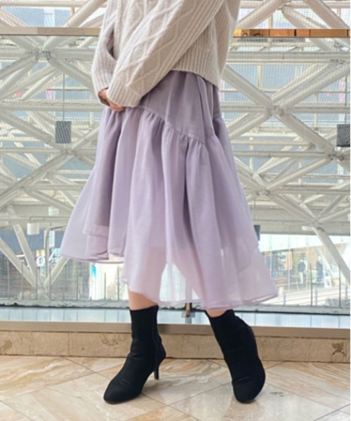 セール エアリーフレアスカート スカート 31 Sons De Mode トランテアン ソン ドゥ モード のファッション通販 Zozotown