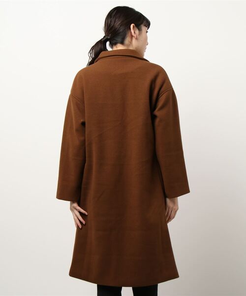 panasea(パナシア)の「【ウール混】メルトン調ダッフルコート(キルティング裏地)(ダッフルコート・レディース・ブラック/ブラウン/イエロー・M/L/XL/XS/S)」の12枚目の写真
