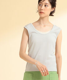 Ray BEAMS | Ray BEAMS / ラウンドネック ノースリーブ Tシャツ(タンクトップ)