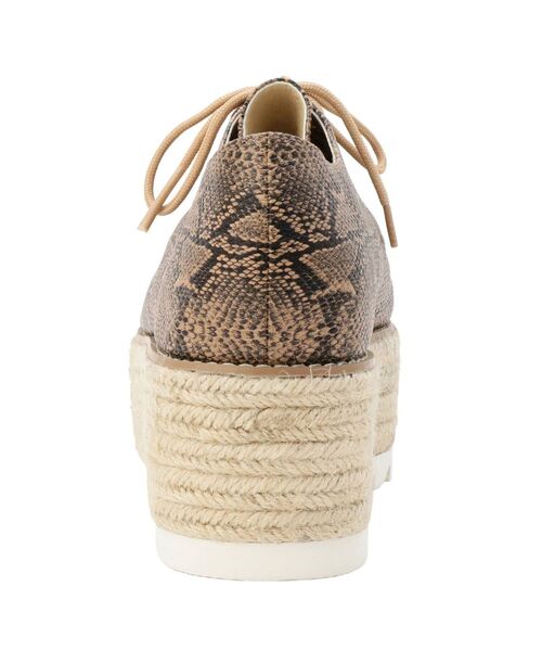 jouetie(ジュエティ)の「ジュートソールレースアップローファー(ローファー・レディース・ブラウン/ブラック/その他1・L/M)」の13枚目の写真