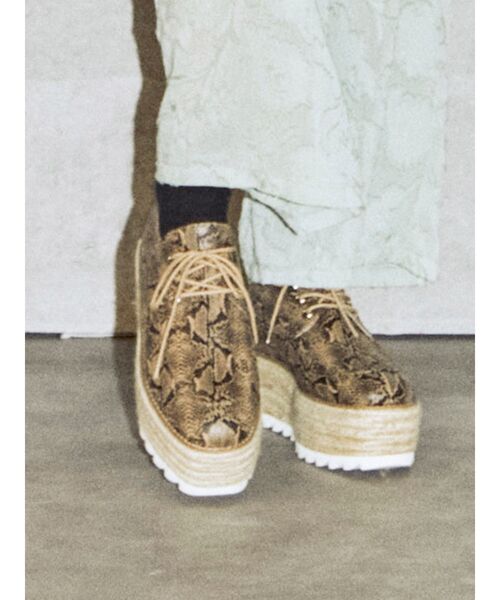 jouetie(ジュエティ)の「ジュートソールレースアップローファー(ローファー・レディース・ブラウン/ブラック/その他1・L/M)」の18枚目の写真