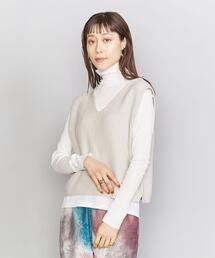 BEAUTY&YOUTH UNITED ARROWS | BY　アゼVネックニットベスト -ウォッシャブル-(ベスト)