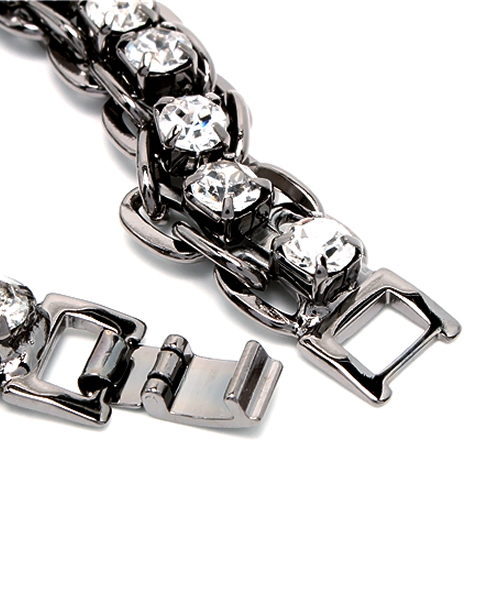 BEAUTY&YOUTH UNITED ARROWS（ビューティーアンドユースユナイテッドアローズ）の「BYMCM ダブルチェーン ビジューブレス ◆（ブレスレット・レディース・ゴールド/シルバー/ブラック・フリー）」の7枚目の写真