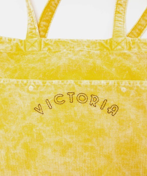 VICTORIA（ヴィクトリア）の「VICTORIA　BEDFORD CORDUROY TOTE BAG（トートバッグ・メンズ・イエロー/ブラック・FREE）」の6枚目の写真