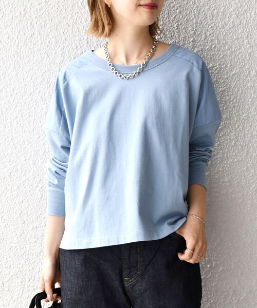 SHIPS for women - 新品☆シップス カットソー 2WAY サテン × カットソー スクエア タンクトップ（タンクトップ