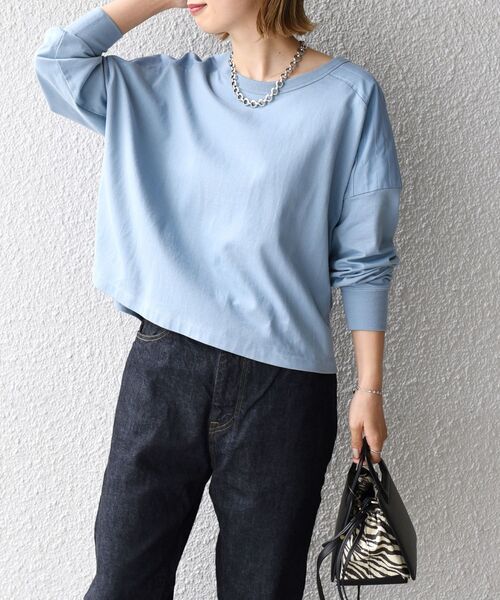 SHIPS - 新品　シップス レディース　トップス　カットソー　プルオーバー　Tシャツ ブルー 楽天市場】《一部追加予約》【WEB限定】＜手洗い可能