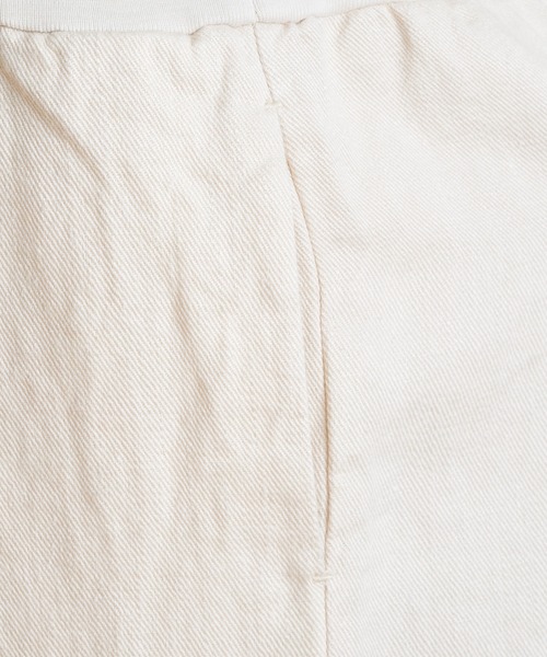 BEARDSLEY（ビアズリー）の「ウエストリブリネンパンツ（その他パンツ・レディース・グレー/アイボリー・SMALL/MEDIUM/LARGE）」の11枚目の写真