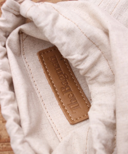 bulle de savon（ビュルデサボン）の「BAGMATI BBK20-SS25 ウッド巾着バッグ（かごバッグ・レディース・ブラック/アイボリー・FREE）」の18枚目の写真