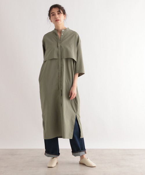 STELLA CIFFON(ステラシフォン)の「【STELLA CIFFON】コートワンピ(ワンピース・レディース・ベージュ/カーキ・38)」の6枚目の写真