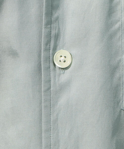 TOMORROWLAND （トゥモローランド）の「コットンシルク オープンカラーショートスリーブシャツ BROWN（シャツ/ブラウス・メンズ・チャコールグレー/ライトブルー/ブラック/オレンジ・S/M/L/XS）」の20枚目の写真