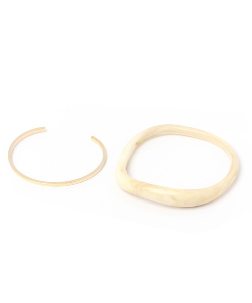 GLOBAL WORK(グローバルワーク)の「2Pバングルセット/943495(バングル/リストバンド・レディース・オフホワイト/ライトグリーン/その他2・FREE)」の9枚目の写真