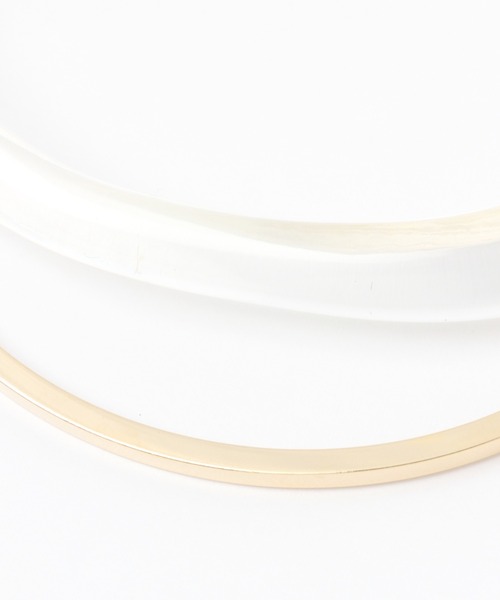 GLOBAL WORK(グローバルワーク)の「2Pバングルセット/943495(バングル/リストバンド・レディース・オフホワイト/ライトグリーン/その他2・FREE)」の6枚目の写真