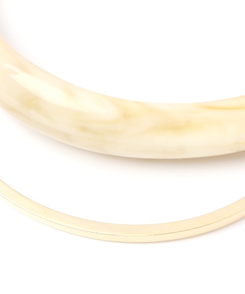 GLOBAL WORK(グローバルワーク)の「2Pバングルセット/943495(バングル/リストバンド・レディース・オフホワイト/ライトグリーン/その他2・FREE)」の5枚目の写真