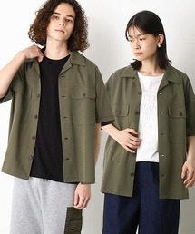 半袖　オープンカラーシャツ