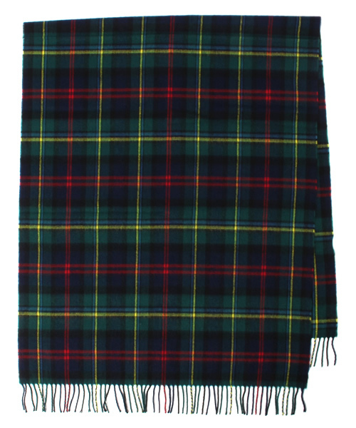 WEGO（ウィゴー）の「WEGO/タータンチェックストール（ストール/ショール・レディース・オフホワイト/グリーン/ネイビー/イエロー・FREE）」の6枚目の写真