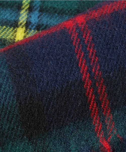 WEGO（ウィゴー）の「WEGO/タータンチェックストール（ストール/ショール・レディース・オフホワイト/グリーン/ネイビー/イエロー・FREE）」の8枚目の写真