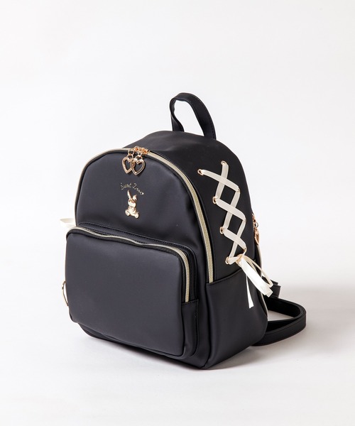 SecretDoor（シークレットドア）の「リュック　[レプス]（バックパック/リュック・キッズ・ブラック/ピンク/アイボリー・FREE）」の12枚目の写真