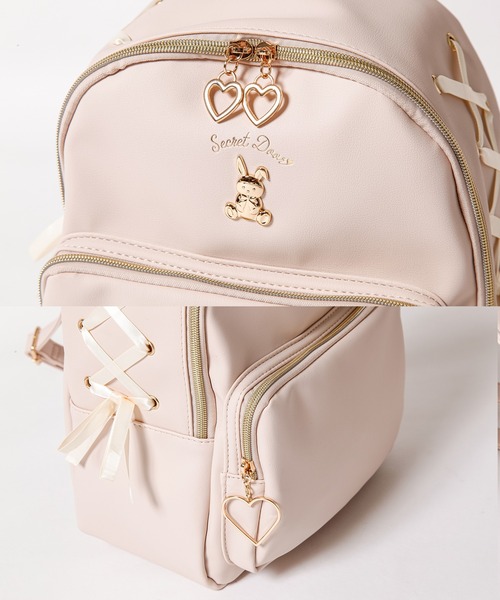 SecretDoor（シークレットドア）の「リュック　[レプス]（バックパック/リュック・キッズ・ブラック/ピンク/アイボリー・FREE）」の17枚目の写真