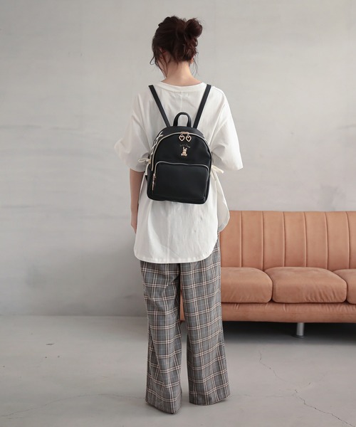 SecretDoor（シークレットドア）の「リュック　[レプス]（バックパック/リュック・キッズ・ブラック/ピンク/アイボリー・FREE）」の18枚目の写真