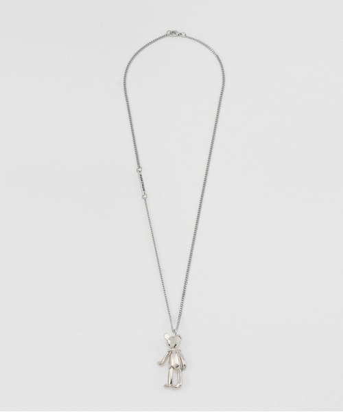 NONENON（ノンノン）の「【NONENON】BEAR NECKLACE / ノンノン ベアー ドロップ ネックレス（ネックレス・メンズ・シルバー/ゴールド・SMALL/MEDIUM/LARGE）」の5枚目の写真