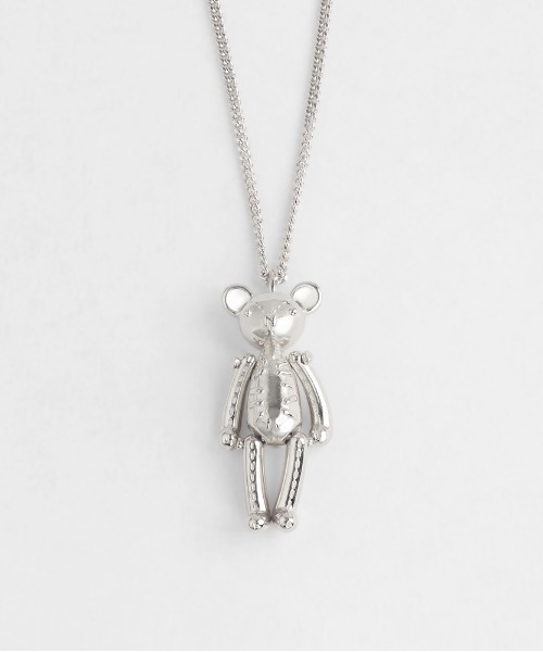 NONENON（ノンノン）の「【NONENON】BEAR NECKLACE / ノンノン ベアー ドロップ ネックレス（ネックレス・メンズ・シルバー/ゴールド・SMALL/MEDIUM/LARGE）」の11枚目の写真