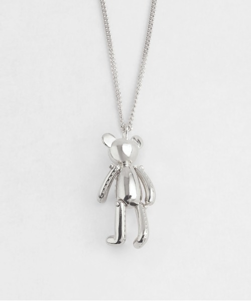 NONENON（ノンノン）の「【NONENON】BEAR NECKLACE / ノンノン ベアー ドロップ ネックレス（ネックレス・メンズ・シルバー/ゴールド・SMALL/MEDIUM/LARGE）」の18枚目の写真