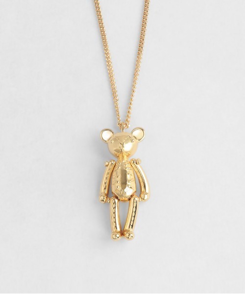 NONENON（ノンノン）の「【NONENON】BEAR NECKLACE / ノンノン ベアー ドロップ ネックレス（ネックレス・メンズ・シルバー/ゴールド・SMALL/MEDIUM/LARGE）」の14枚目の写真